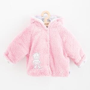 Zimní kabátek New Baby Nice Bear růžový, vel. 86 (12-18m)