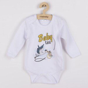 Body s potiskem New Baby Baby taxi, vel. 68 (4-6m)