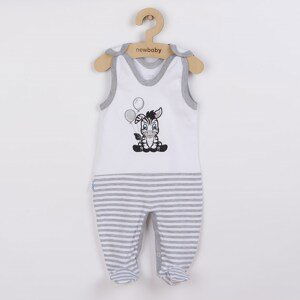 Kojenecké bavlněné dupačky New Baby Zebra exclusive, vel. 80 (9-12m)