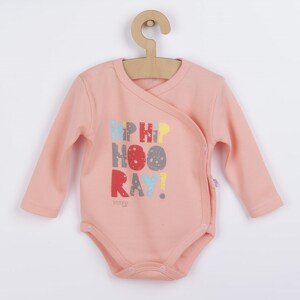 Kojenecké celorozepínací body Koala Hip-Hip růžové, vel. 62 (3-6m)