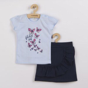 Kojenecké tričko se sukýnkou New Baby Butterflies modrá, vel. 62 (3-6m)