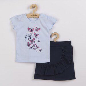 Kojenecké tričko se sukýnkou New Baby Butterflies modrá, vel. 68 (4-6m)