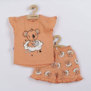 Dětské letní pyžamko New Baby Dream lososové, vel. 62 (3-6m)