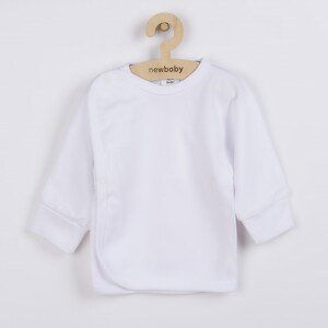 Kojenecká košilka s bočním zapínáním New Baby bílá, vel. 68 (4-6m)