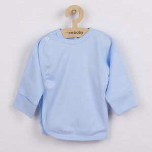 Kojenecká košilka s bočním zapínáním New Baby světle modrá, vel. 68 (4-6m)