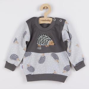 Kojenecká bavlněná mikinka New Baby Ježek, vel. 80 (9-12m)