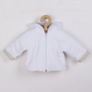 Luxusní dětský zimní kabátek s kapucí New Baby Snowy collection, vel. 68 (4-6m)