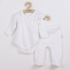 2-dílná kojenecká souprava New Baby Practical bílá holka, vel. 68 (4-6m)