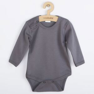 Kojenecké body New Baby Classic II tmavě šedé, vel. 86 (12-18m)