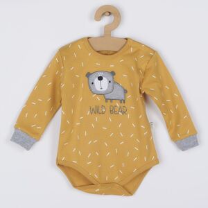 Kojenecké body s dlouhým rukávem Koala Wild Bear, vel. 80 (9-12m)