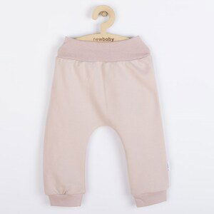 Kojenecké bavlněné tepláčky New Baby BrumBrum old pink, vel. 80 (9-12m)