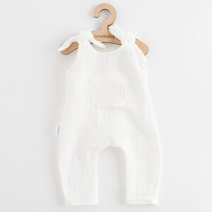 Kojenecké mušelínové lacláčky New Baby Soft dress béžová, vel. 74 (6-9m)