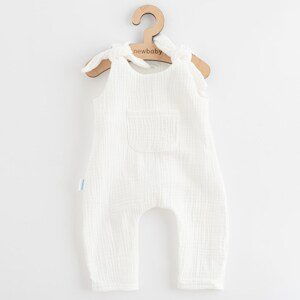 Kojenecké mušelínové lacláčky New Baby Soft dress béžová, vel. 86 (12-18m)