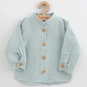 Kojenecká mušelínová košile New Baby Soft dress mátová, vel. 68 (4-6m)