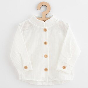 Kojenecká mušelínová košile New Baby Soft dress béžová, vel. 68 (4-6m)