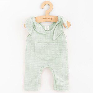 Kojenecké mušelínové lacláčky New Baby Comfort clothes šalvějová, vel. 56 (0-3m)