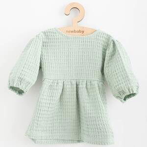 Kojenecké mušelínové šaty New Baby Comfort clothes šalvějová, vel. 62 (3-6m)