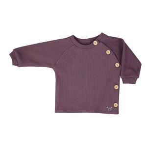 Kojenecké tričko s dlouhým rukávem Koala Pure purple, vel. 62 (3-6m)