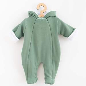 Kojenecká kombinéza s kapucí New Baby Frosty mint, vel. 56 (0-3m)