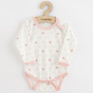 Kojenecké body New Baby Classic II medvídek růžový, vel. 86 (12-18m)