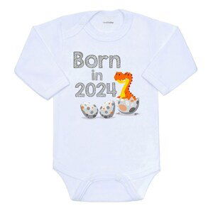 Body s potiskem New Baby Born in 2024 dinosaurus, vel. 80 (9-12m)