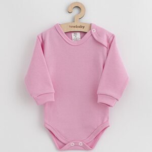 Kojenecké bavlněné body New Baby Casually dressed růžová, vel. 56 (0-3m)