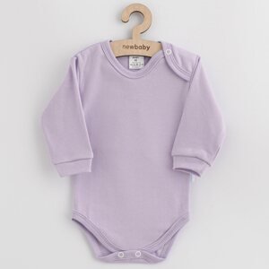 Kojenecké bavlněné body New Baby Casually dressed fialová, vel. 80 (9-12m)