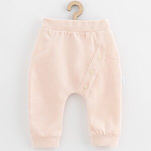 Kojenecké semiškové tepláčky New Baby Suede clothes světle růžová, vel. 80 (9-12m)