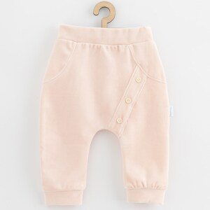 Kojenecké semiškové tepláčky New Baby Suede clothes světle růžová, vel. 86 (12-18m)