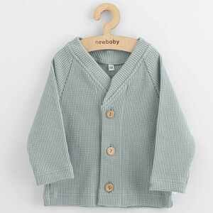 Kojenecký kabátek na knoflíky New Baby Luxury clothing Oliver šedý, vel. 62 (3-6m)