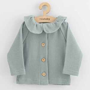 Kojenecký kabátek na knoflíky New Baby Luxury clothing Laura šedý, vel. 80 (9-12m)