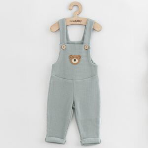 Kojenecké lacláčky New Baby Luxury clothing Oliver šedé, vel. 56 (0-3m)