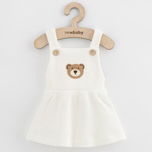 Kojenecká laclová sukýnka New Baby Luxury clothing Laura bílá, vel. 56 (0-3m)