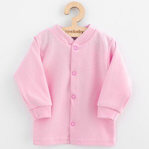 Kojenecký bavlněný kabátek New Baby Happy Elephant pink, vel. 56 (0-3m)