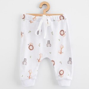 Dětské bavlněné kalhoty Jogger New Baby For Babies safari, vel. 56 (0-3m)