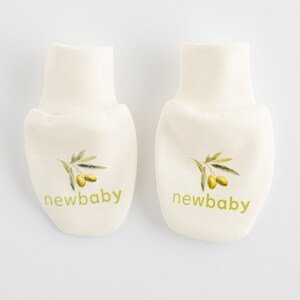 Kojenecké rukavičky z organické bavlny New Baby Olivy, vel. Univerzální