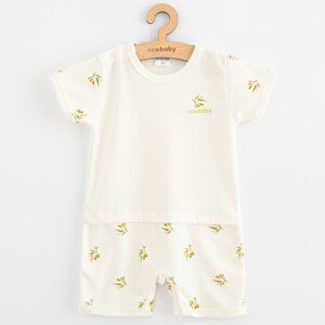 Kojenecký letní overal z organické bavlny New Baby Olivy, vel. 68 (4-6m)