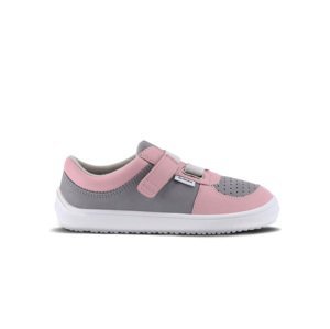 Dětské barefoot tenisky Be Lenka Fluid - Pink & Grey 25
