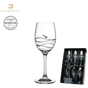 Sklenice na bílé víno se Swarovski Elements Soho 240 ml balení 6 ks,Sklenice na bílé víno se Swarovski Elements Soho 240 ml balení 6 ks