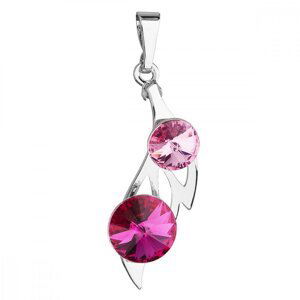 Přívěsek Rivoli se Swarovski Elements 54038.3 Fuchsia,Přívěsek Rivoli se Swarovski Elements 54038.3 Fuchsia