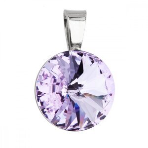 Stříbrný přívěsek s krystaly Swarovski fialový kulatý-rivoli 34112.3 Violet,Stříbrný přívěsek s krystaly Swarovski fialový kulatý-rivoli 34112.3 Viole