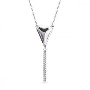 Náhrdelník čirý se Swarovski Elements Trident N327118C Krystal,Náhrdelník čirý se Swarovski Elements Trident N327118C Krystal