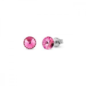 Náušnice růžové Rivoli se Swarovski Elements Sweet Candy Studs K1122SS29R  Rose 6 mm,Náušnice růžové Rivoli se Swarovski Elements Sweet Candy Studs K1