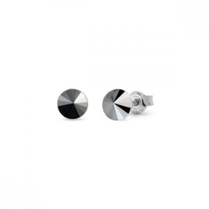 Náušnice tmavě šedé Rivoli se Swarovski Elements Sweet Candy Studs K1122SS29H Hematite 6 mm,Náušnice tmavě šedé Rivoli se Swarovski Elements Sweet Can