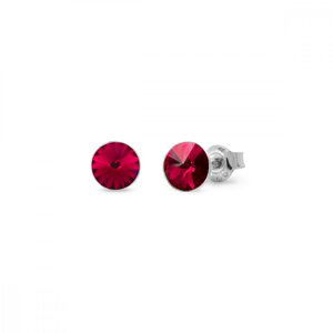 Náušnice červené Rivoli se Swarovski Elements Sweet Candy Studs K1122SS39SC Scarlet 8 mm,Náušnice červené Rivoli se Swarovski Elements Sweet Candy Stu