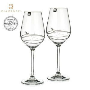 Sklenice na červené víno se Swarovski Elements Venezia 470 ml,Sklenice na červené víno se Swarovski Elements Venezia 470 ml