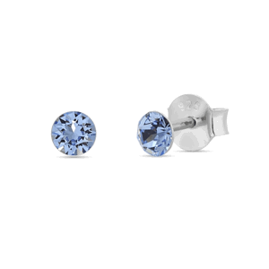 Náušnice modré se Swarovski Elements Dotty Studs K1088PP31LS Light Sapphire,Náušnice modré se Swarovski Elements Dotty Studs K1088PP31LS Light Sapphir