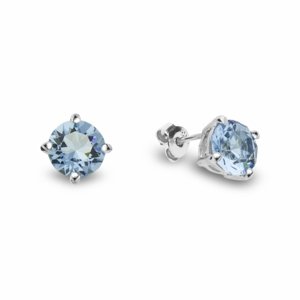 Náušnice modré se Swarovski Elements Ronda KP1088SS39AQ Aquamarine,Náušnice modré se Swarovski Elements Ronda KP1088SS39AQ Aquamarine