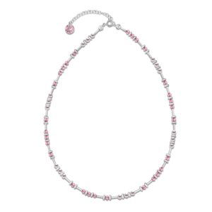 Náhrdelník růžový se Swarovski Elements Clematis N58105328RLR Light Rose,Náhrdelník růžový se Swarovski Elements Clematis N58105328RLR Light Rose