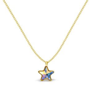 Náhrdelník duhový se Swarovski Elements Astral Star NG28165AB S,Náhrdelník duhový se Swarovski Elements Astral Star NG28165AB S